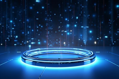 環(huán)狀飛碟圓盤科技感背景圖 廣告素材 下載至來(lái)源處